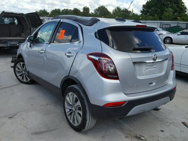 KL4CJASB6HB148565 - 2017 BUICK ENCORE PRE SILVER photo 3