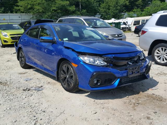 SHHFK7H74HU424078 - 2017 HONDA CIVIC EXL 蓝色 照片 1