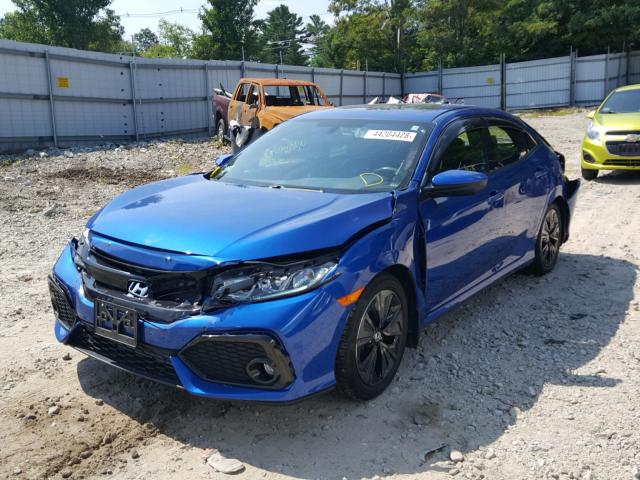SHHFK7H74HU424078 - 2017 HONDA CIVIC EXL 蓝色 照片 2
