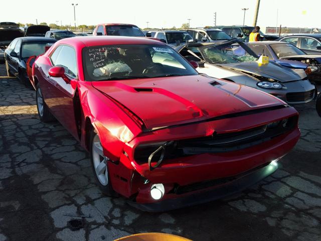 2C3CDYAG9DH632612 - 2013 DODGE CHALLENGER RED photo 1