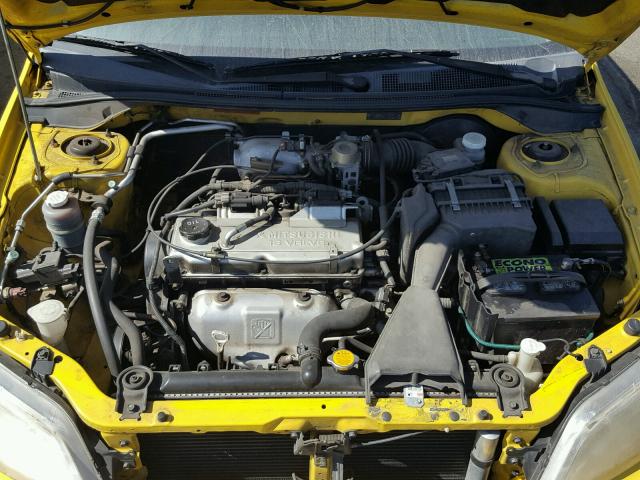 JA3AJ86E23U057945 - 2003 MITSUBISHI LANCER OZ YELLOW photo 7