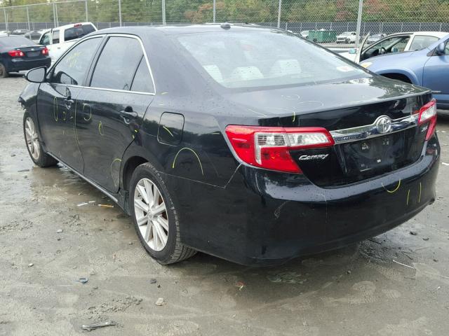 4T4BF1FK7DR323161 - 2013 TOYOTA CAMRY L BLACK photo 3