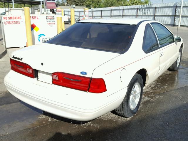 1FALP62W8TH169269 - 1996 FORD THUNDERBIR WHITE photo 4