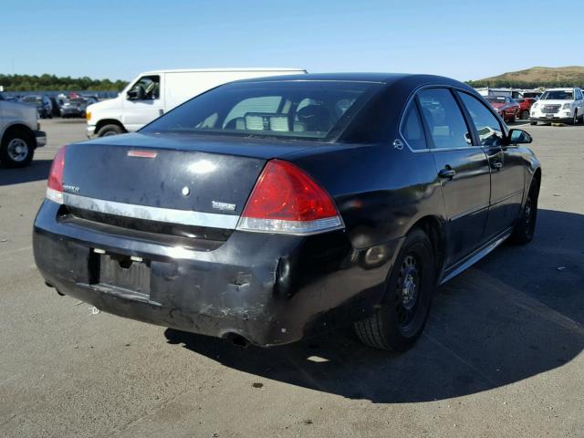 2G1WS57M991274740 - 2009 CHEVROLET IMPALA POL BLACK photo 4