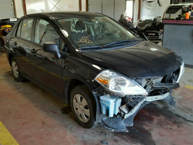 3N1CC1AP9BL415624 - 2011 NISSAN VERSA S BLACK photo 1