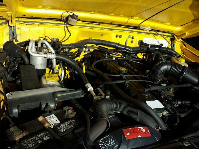 1J4FF48S11L583310 - 2001 JEEP CHEROKEE S YELLOW photo 7