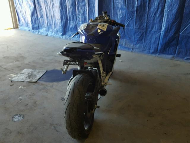 JYARJ16E2BA022555 - 2011 YAMAHA YZFR6 BLUE photo 4