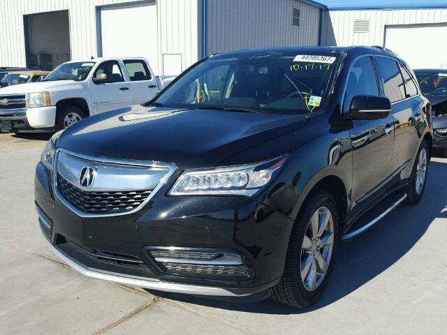 5FRYD3H81EB017447 - 2014 ACURA MDX ADVANC 黑色 照片 2