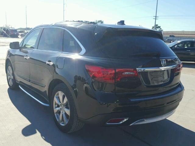 5FRYD3H81EB017447 - 2014 ACURA MDX ADVANC 黑色 照片 3