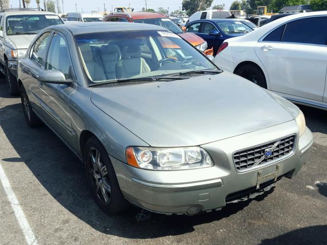 YV1RS592962532714 - 2006 VOLVO S60 2.5T GREEN photo 1