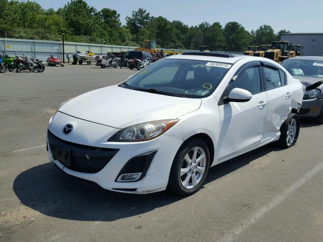 JM1BL1SG8A1243180 - 2010 MAZDA 3 I WHITE photo 2