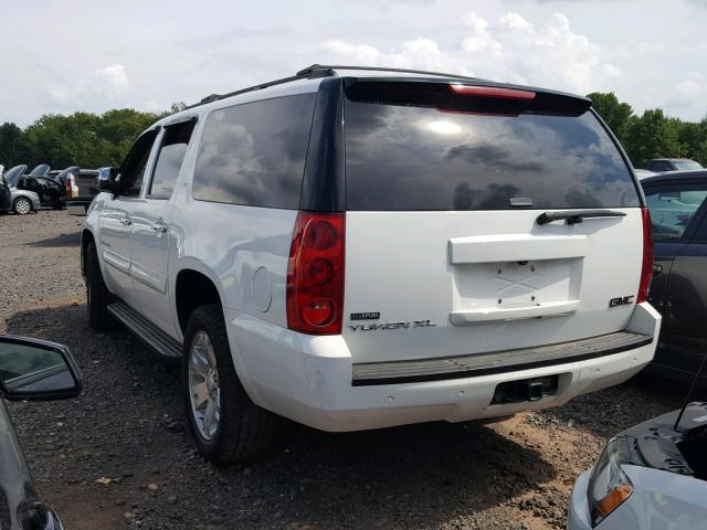 1GKFK36359R204555 - 2009 GMC YUKON XL K WHITE photo 3