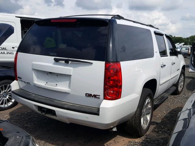 1GKFK36359R204555 - 2009 GMC YUKON XL K WHITE photo 4