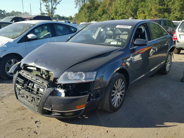 WAUDH74F76N075983 - 2006 AUDI A6 GRAY photo 2