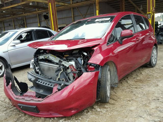 3N1CE2CP7EL395035 - 2014 NISSAN VERSA NOTE RED photo 2