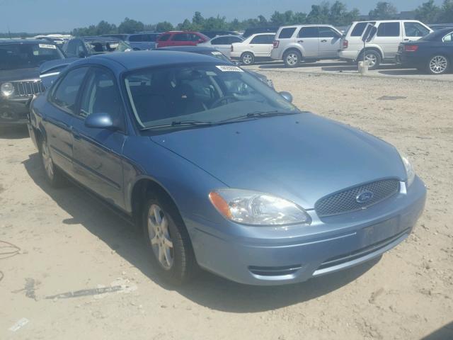 1FAFP56U07A131338 - 2007 FORD TAURUS SEL BLUE photo 1