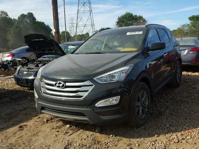 5XYZU3LB3GG335462 - 2016 HYUNDAI SANTA FE S BLACK photo 2