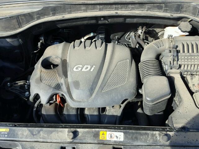 5XYZU3LB3GG335462 - 2016 HYUNDAI SANTA FE S 黑色 照片 7