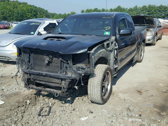 5TETU22N46Z260240 - 2006 TOYOTA TACOMA X-R BLACK photo 2