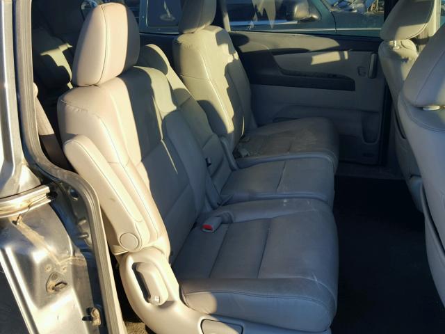 5FNRL5H66DB063891 - 2013 HONDA ODYSSEY EX GRAY photo 6