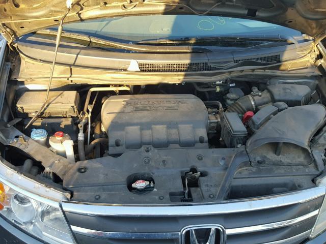 5FNRL5H66DB063891 - 2013 HONDA ODYSSEY EX GRAY photo 7