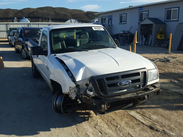 1FTYR10D99PA28322 - 2009 FORD RANGER WHITE photo 1