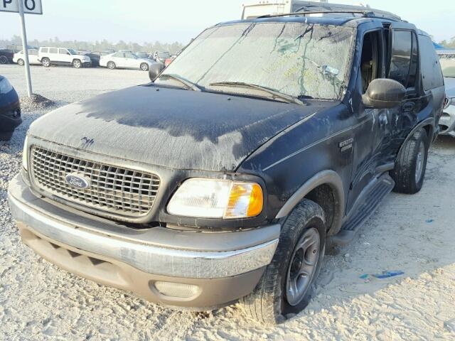 1FMEU17L5YLC02726 - 2000 FORD EXPEDITION BLACK photo 2