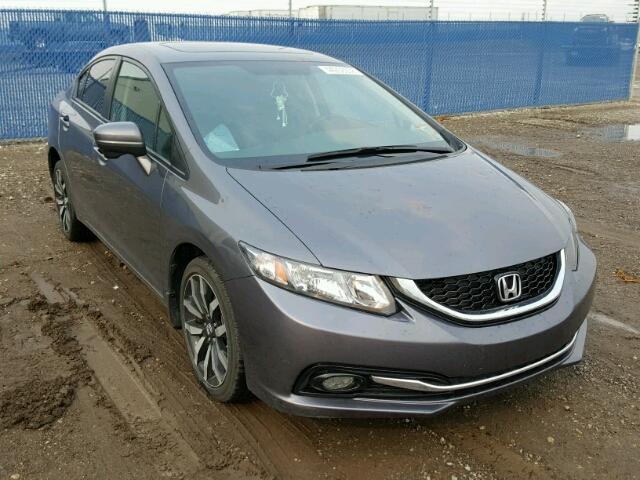 2HGFB2F79FH032441 - 2015 HONDA CIVIC SE GRAY photo 1