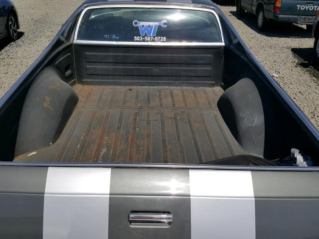 1C80U7Z499695 - 1977 CHEVROLET EL CAMINO GRAY photo 6