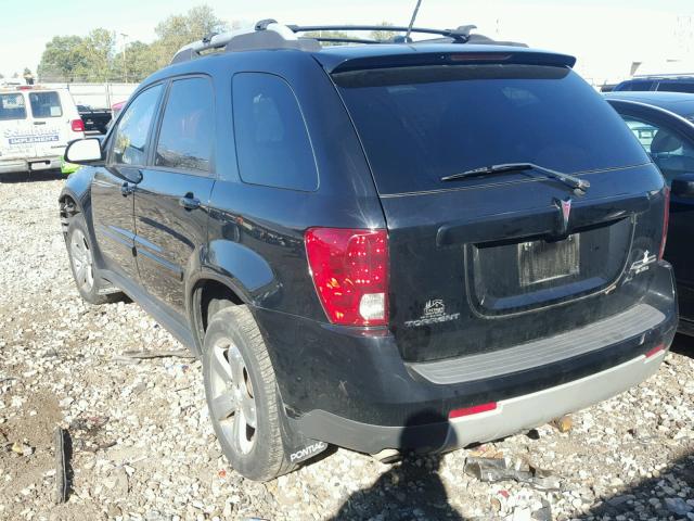 2CKDL43F496212087 - 2009 PONTIAC TORRENT BLACK photo 3