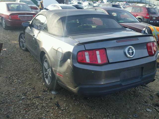 1ZVBP8EN6A5171537 - 2010 FORD MUSTANG GRAY photo 3