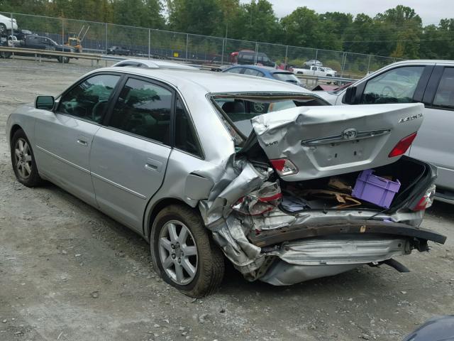 4T1BF28B13U302155 - 2003 TOYOTA AVALON XL SILVER photo 3