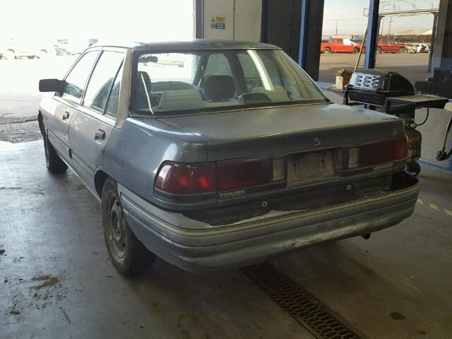 3MAPM10J6PR634232 - 1993 MERCURY TRACER BLUE photo 3