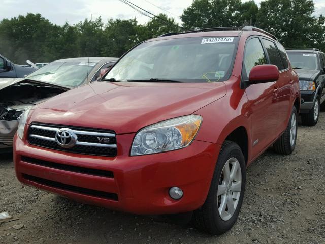 JTMBK31V776012281 - 2007 TOYOTA RAV4 LIMIT RED photo 2