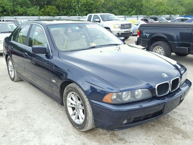 WBADT43413G030325 - 2003 BMW 525 I AUTO BLUE photo 1