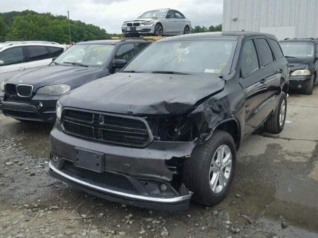 1C4RDJDG6FC114648 - 2015 DODGE DURANGO LI BLACK photo 2