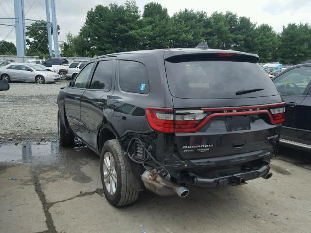 1C4RDJDG6FC114648 - 2015 DODGE DURANGO LI BLACK photo 3