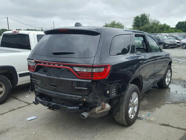 1C4RDJDG6FC114648 - 2015 DODGE DURANGO LI BLACK photo 4