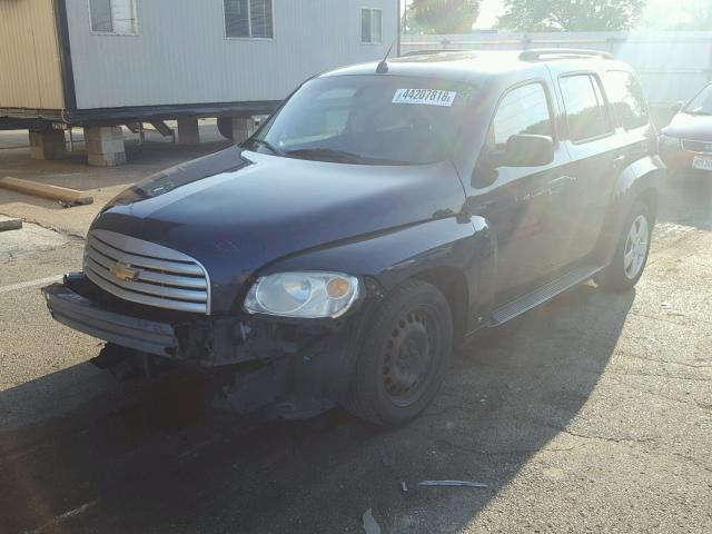 3GNCA13B99S508476 - 2009 CHEVROLET HHR LS BLUE photo 2