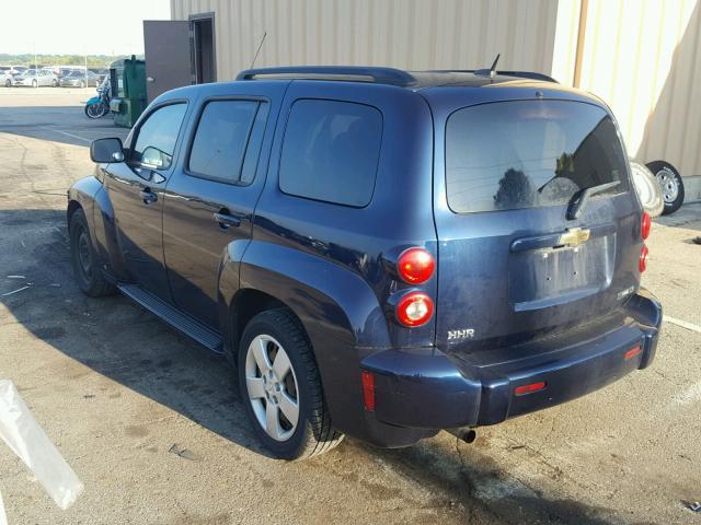 3GNCA13B99S508476 - 2009 CHEVROLET HHR LS BLUE photo 3
