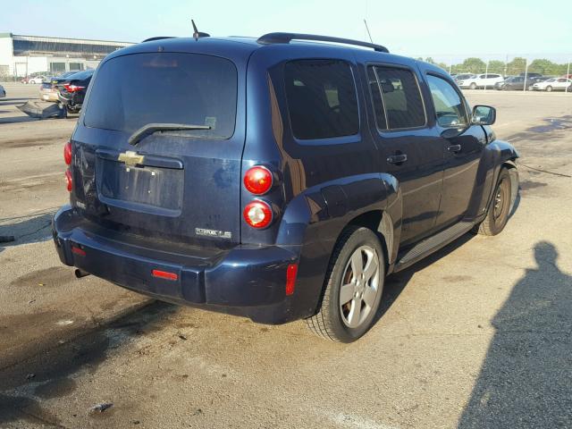3GNCA13B99S508476 - 2009 CHEVROLET HHR LS BLUE photo 4