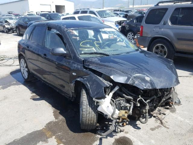 JM1BK34LX81800383 - 2008 MAZDA SPEED 3 BLACK photo 1