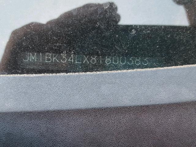 JM1BK34LX81800383 - 2008 MAZDA SPEED 3 BLACK photo 10