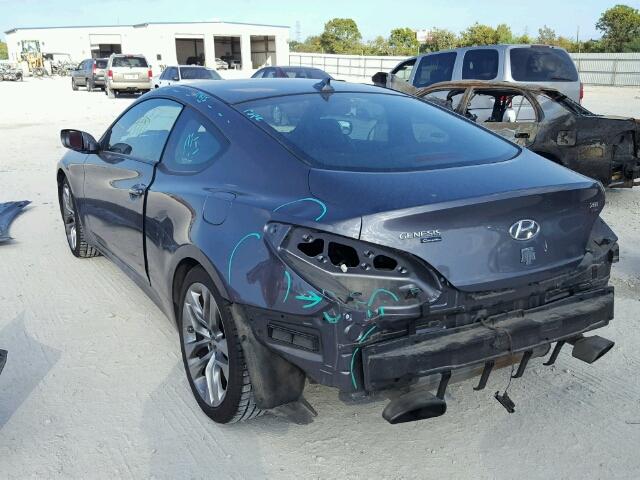 KMHHT6KD9EU120744 - 2014 HYUNDAI GENESIS CO CHARCOAL photo 3