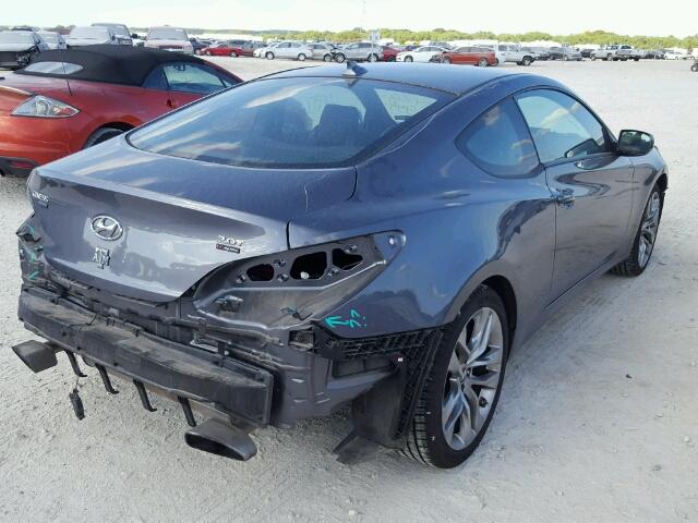 KMHHT6KD9EU120744 - 2014 HYUNDAI GENESIS CO CHARCOAL photo 4