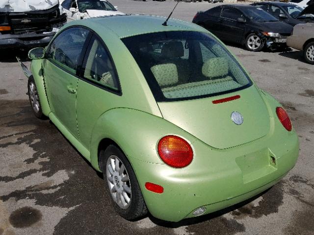 3VWCK31C84M404097 - 2004 VOLKSWAGEN NEW BEETLE 绿色 照片 3