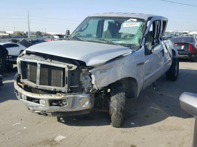 1FTWW31P16EA37124 - 2006 FORD F350 SRW S SILVER photo 2