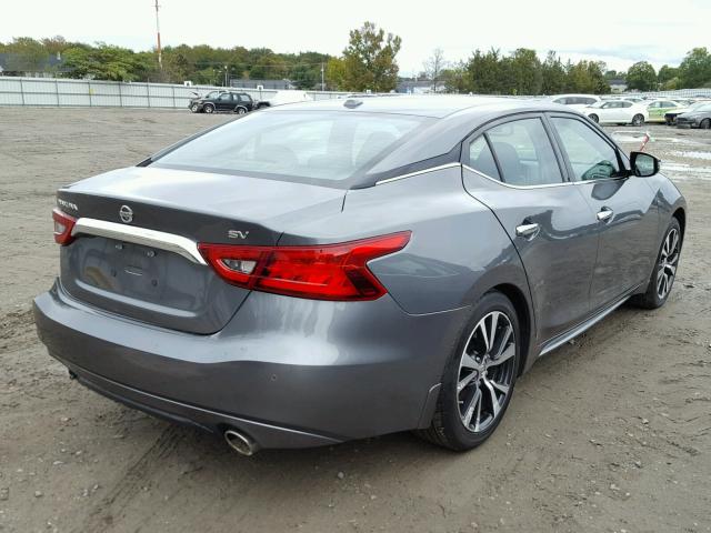 1N4AA6AP0HC427243 - 2017 NISSAN MAXIMA GRAY photo 4