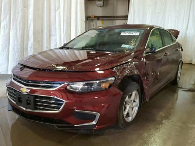 1G1ZB5ST1GF320840 - 2016 CHEVROLET MALIBU LS წითელი ფოტო 2