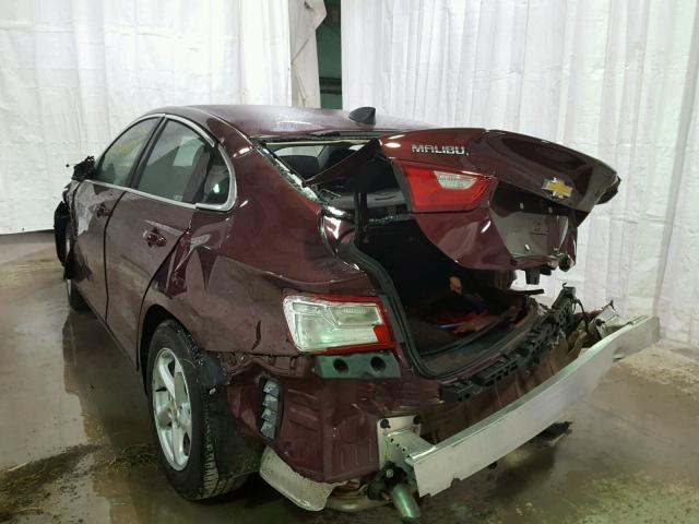 1G1ZB5ST1GF320840 - 2016 CHEVROLET MALIBU LS წითელი ფოტო 3